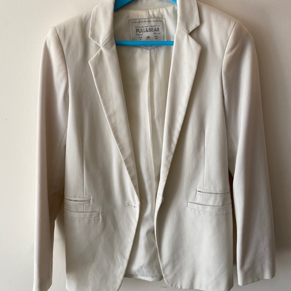 White blazer